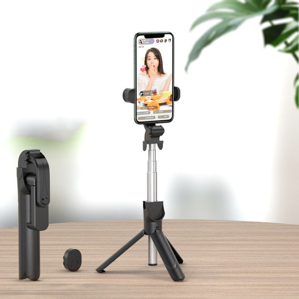 Color: Black - Selfie stick mobile phone live support Q119-CJSJSJSJ01302-Black