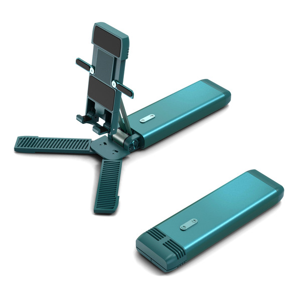 Color: Easy  Emerald - Compatible with Apple, Mini Aluminum Desktop Bracket Mobile Phone Tablet Com Q119-CJSJ108296403CX