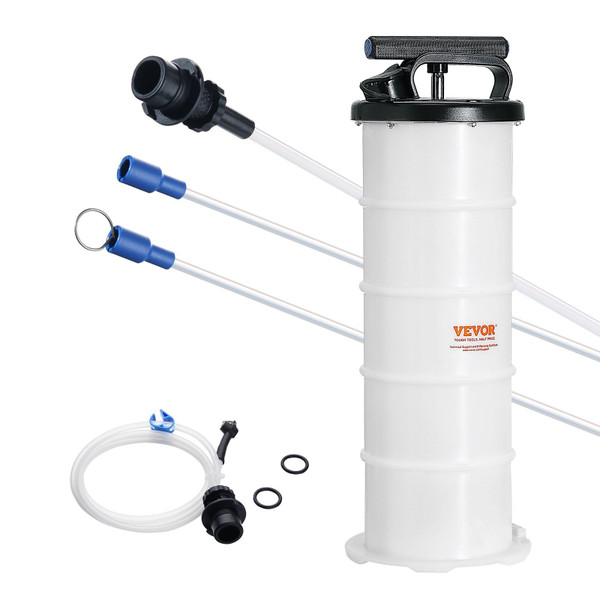Fluid Extractor, 1.74 Gallons (6.5 Liters), Manual Hand-Operated Oil Changer Vacuum Fluid Extractor E415-SDCYQ7LSD6128GIHSV0
