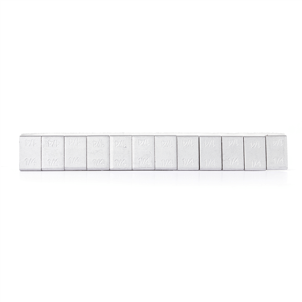 Tire Mechanic's Resource .25 oz Segment Standard Profile White Tape Wheel Weight T398-TMR7325-FE