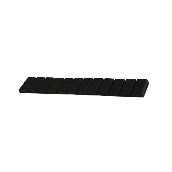 Plombco Value Line steel adhesive weights, 15 lb Roll, black 0.25 oz segments, standard adh T398-PLO68313