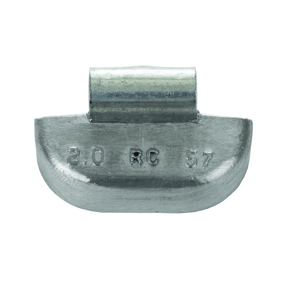 Wegmann Automotive 8oz Heavy-Duty Lead Uncoated Clip-on RC Series  Wheel Weight (Box of 25) T398-PWWRC080