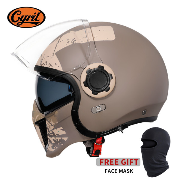Modular Motorcycle Helmet Full Face Open Face Helmets Men helmet DOT ECE APPROVED CYRIL OP12A Capac F640-3256805341260420