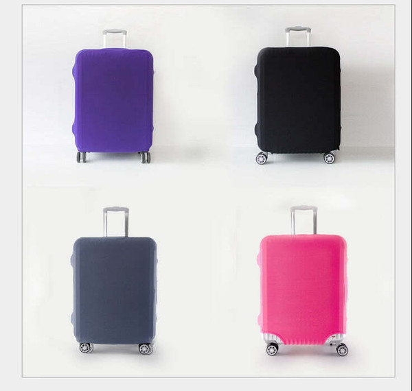 Color: PINK,Size: LARGE - Bagkini Bag Covers With Zipper Bottom Be Travel Savvy With Journey Collec K290-51457629061393
