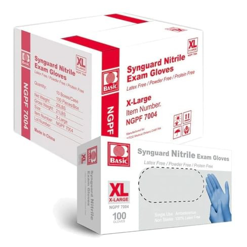 Nitrile Exam Gloves X-Large (100/bx) 10 bxs/case B731-1031D