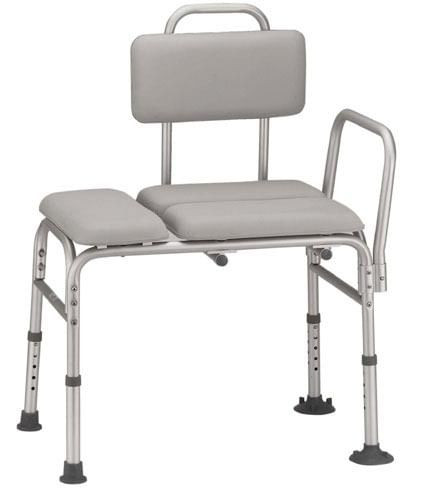 Transfer Bench Padded KD  Gray B731-1178A