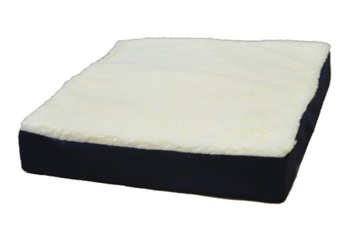 Gel Wheelchair Cushion w/ Fleece Top 16  x 18  x 3.5 B731-1989A