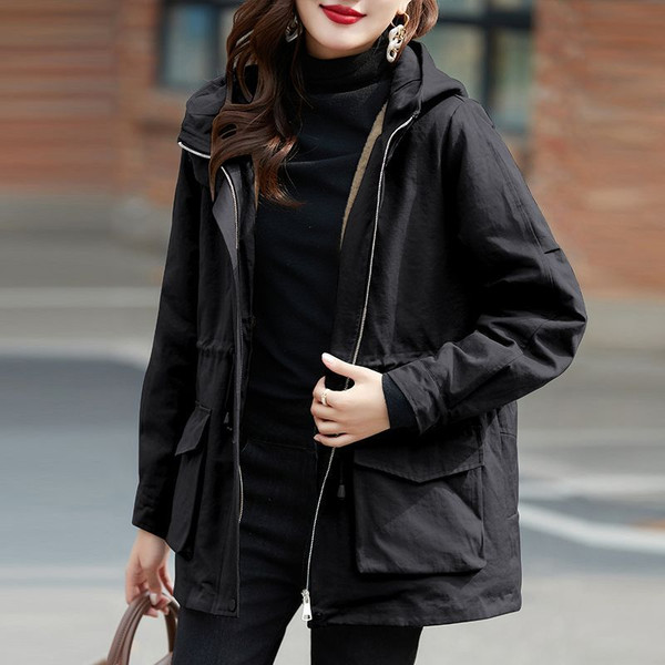 Color: Black, Size: L - Loose Niche Design Coat For Women Q119-CJYD246175008HS