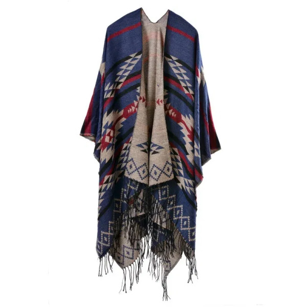 Color: Ivory, Size: One Size, Ships From: CHINA - European American Popular Tassel Thickened Cashme F640-12000040790415775