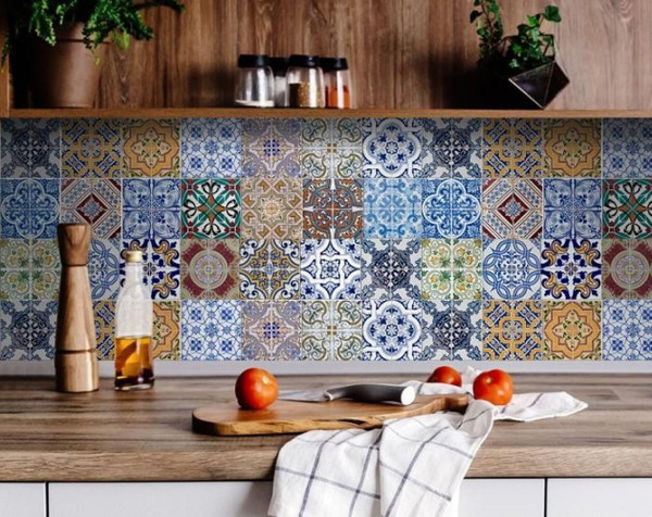 4" X 4" Kyla Mutli Mosaic Peel And Stick Tiles N270-400375