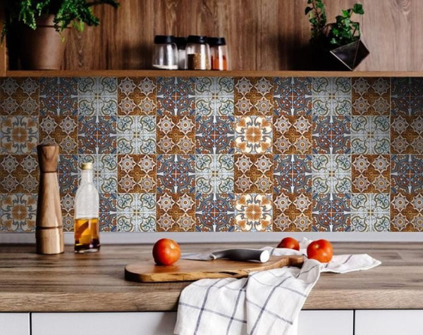 8" X 8" Rustico Linda Removable Peel and Stick Tiles N270-400279