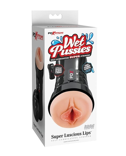 PDX Extreme Wet Pussies Super Luscious Lips Stroker - Light X615-PDRD440-21