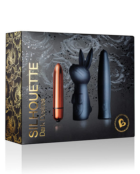 Rocks Off Silhouette Dark Desires Kit - Copper/Black X615-RK-7SILSET