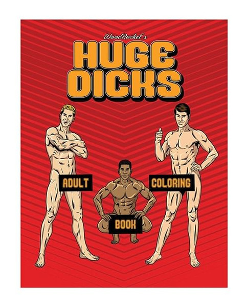 Wood Rocket Huge Dicks Adult Coloring Book X615-WR2064