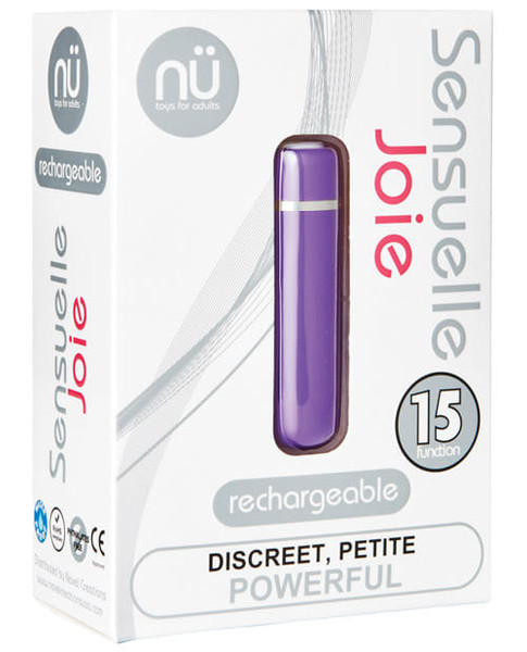 Nu Sensuelle Joie Bullet 15 Function - Purple X615-NOBT-W52PU