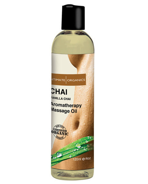 Intimate Earth Chai Massage Oil - 120 ml Vanilla & Chai X615-INT044
