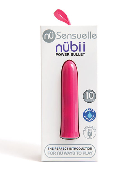 Nu Sensuelle Nubii 10 Function Bullet - Blush Pink X615-NOBT-NU01PK
