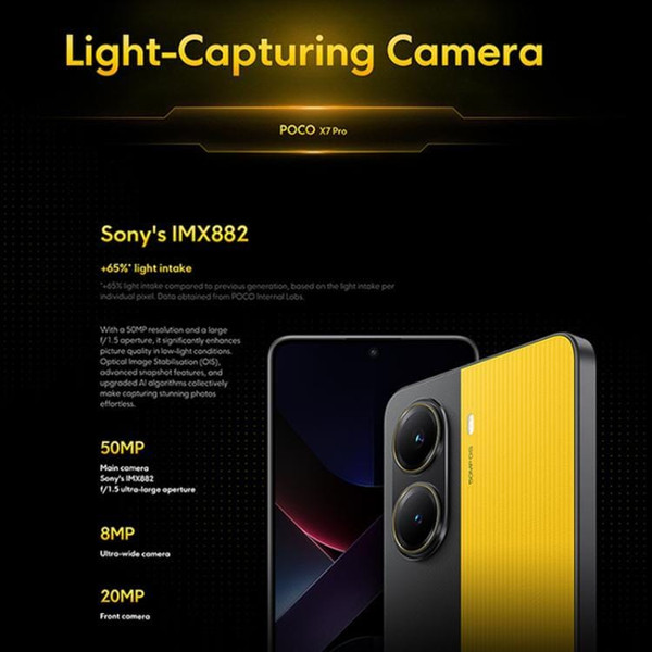 [HK Warehouse] Xiaomi POCO X7 Pro 5G Global, 12GB+512GB, In-screen Fingerprint, 6.67 inch Xiaomi Hy D783-MPH2843B