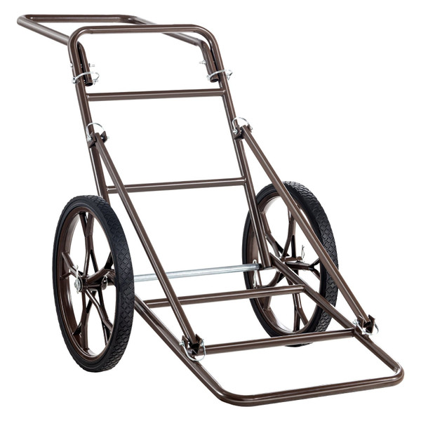  Deer Cart, 500 LBS Capacity Folding Game Cart, Deer Cart Game Hauler with 17" Big Rubber Wheel & E E415-YXGKSLYXCYGZLTNS0V0
