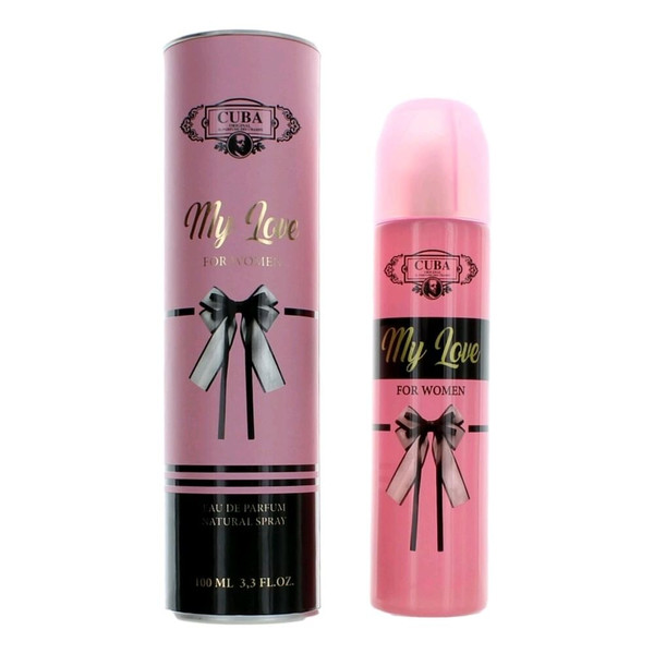 Cuba My Love by Cuba, 3.3 oz Eau De Parfum Spray for Women R654-awcubml34s