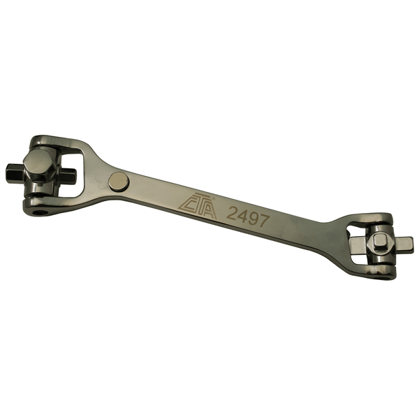 CTA Manufacturing 8-1 Multi-Wrench - Square/Hex -Box T398-CTA2497K