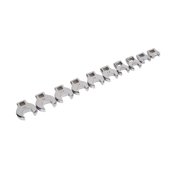 Titan 10-pc 3/8" dr mm crowsfoot wre T398-TIT17295