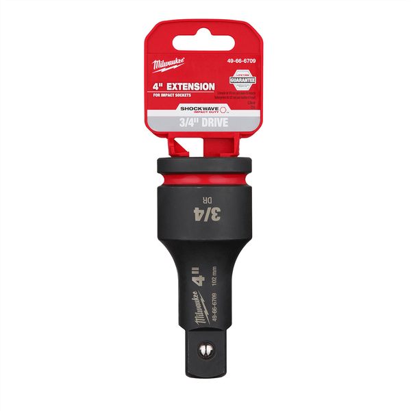 Milwaukee Tool SHOCKWAVE Impact Duty  3/4" Drive 4" Extension T398-MLW49-66-6709