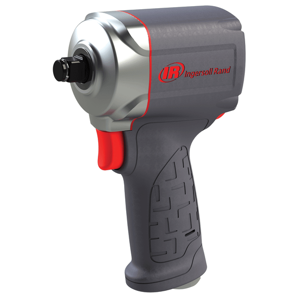 Ingersoll Rand 3/8 Inch Air Impact Wrench, Quiet, Ultra Compact, 475 ft-lb Torque, Friction Ring Re T398-IRT15QMAX
