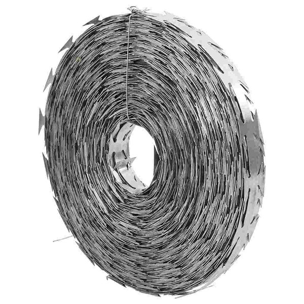 Razor Wire Silver 1968.51 x 0.75 in Galvanised steel A949-42010268