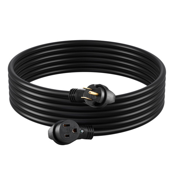 30-Amp Generator Extension Cord, 50 Foot, 250 Volts 7500 Watts Heavy Duty Power Cable, NEMA 6-50P t E415-FDJYZX650XFSGO78BV1