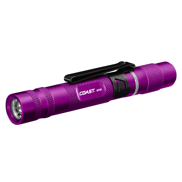 COAST Products HP2R 280 Lumen Rechargeable Penlight with Twist Focus - Purple T398-COS31356
