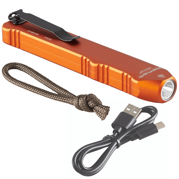 Streamlight Wedge Rechargeable EDC 300 Lumen Flashlight with 1000 Lumen Thro mode - Color Orange T398-STL88820