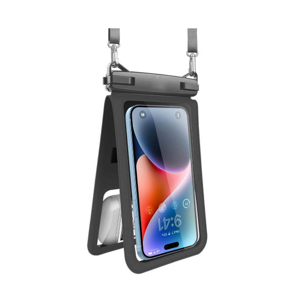 Color: 2 BLACK - Smart Choice Two Pak Waterproof Transparent Pouches With Style And Practicality K290-50824167096593