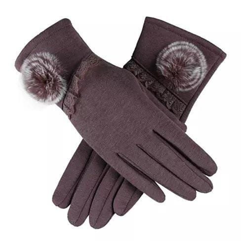 Color: Black - SWEET ROZINA Touch Gloves K290-8981029445