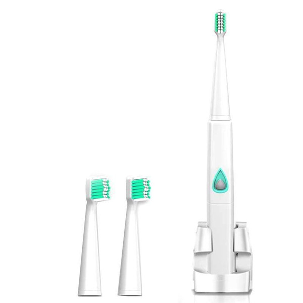 Color: Blue - Ultrasonic Electro Toothbrush With Two Additional Brush Heads K290-42182015760