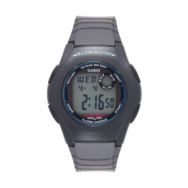 Casio Men's 'Classic' Quartz Resin Casual Watch, Color:Black (Model: F-200W-1ACF) G818-F200W-1A