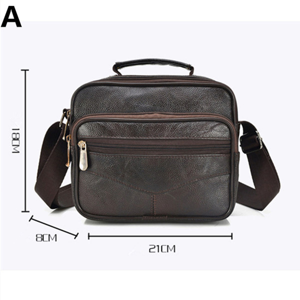 Full Head Layer Sheepskin Soft Leather Shoulder Diagonal Bag Men's Leather Q119-CJNS1062092