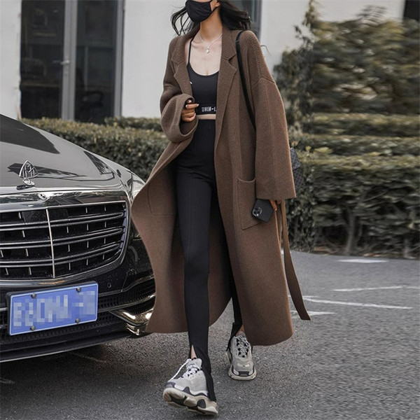 Gentle Soft Glutinous Loose Knitted Cardigan Overcoat Q119-CJMY2561209
