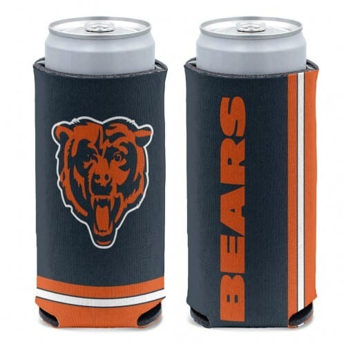 Chicago Bears Can Cooler Slim Can Design Z157-9416608829