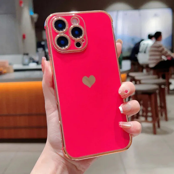 Color: green, Compatible-Phone Models: For iPhone 13 Mini, Ships From: CN - Electroplating Side Lov F640-12000046089796735