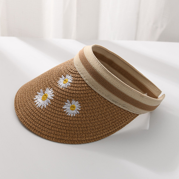 style: B, Size: One size - Straw Hat Adult Hat Female Sun Protection Hat Sun Hat Q119-CJMZ105470102BY