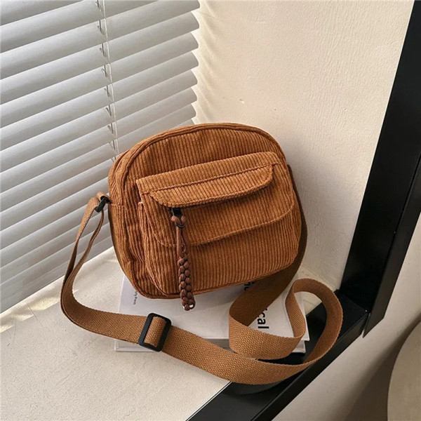 Color: black - Crossbody Bags Women Canvas Flap-bag Kawaii Harajuku All-match Students Casual Femal F640-12000039674637928