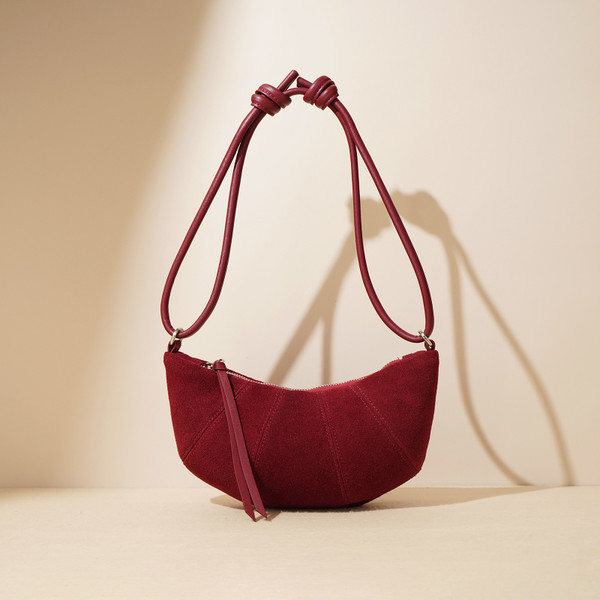 New 2024 Frosted Cowhide Autumn and Winter Dumpling Bag, Fashionable And Exquisite Single Shoulder  F640-3256807593449510