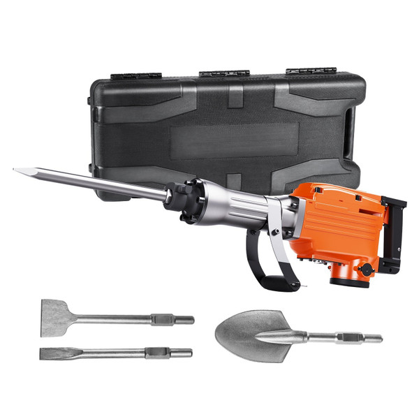 Demolition Jack Hammer, 2200W 1400 BPM Jack Hammer Concrete Breaker, Heavy Duty Electric Jack Hamme E415-DXDHYCJZPZNCGH2BFV1