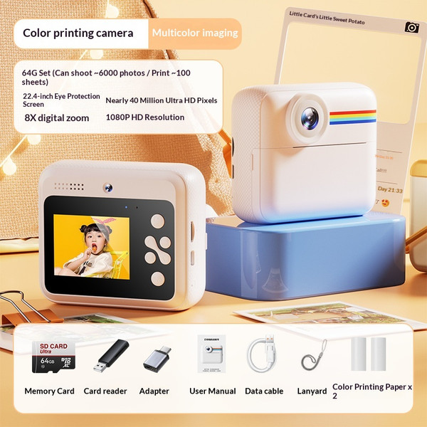 Style: 64G - Printable Video Digital Color Photo Childrens Camera Q119-CJYD273374803CX