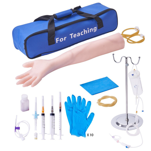 Phlebotomy Practice Kit, IV Venipuncture Intravenous Training Kit, High Simulation IV Practice Arm  E415-ZSCXLXTJDP1ZWUNO5V0