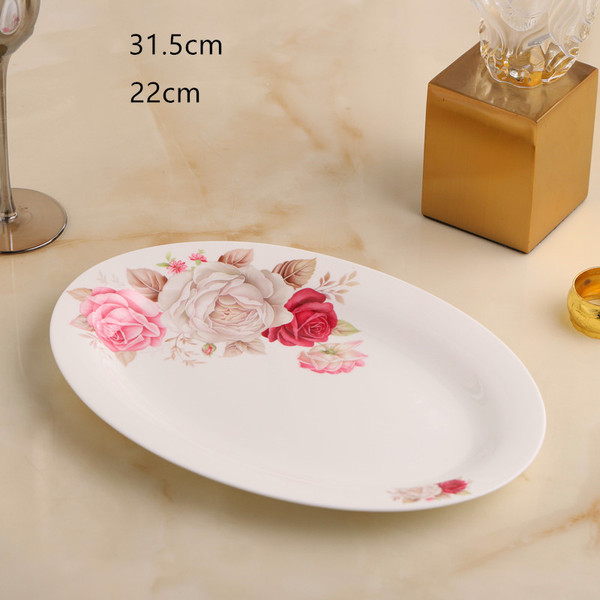 style: I - Oval Jingdezhen Ceramic Large Serving Plate Q119-CJCJ117715009IR