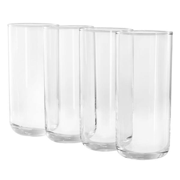 Gibson Home Emory 4 Piece 17 Ounce Clear Glass Tumbler Set D970-144623.04