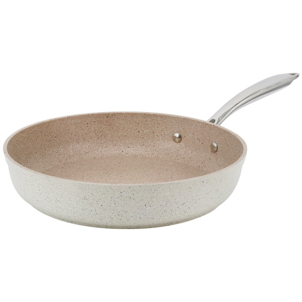 Korkmaz Granita Aluminum Nonstick 12 Inch Frying Pan in Tan D970-A1896