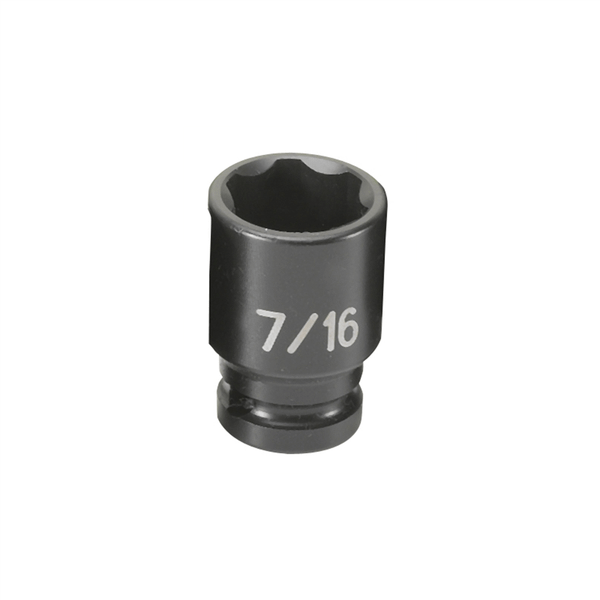 Grey Pneumatic 1/4" Surface Drive x 7/16" Standard  Socket T398-GRE914RS